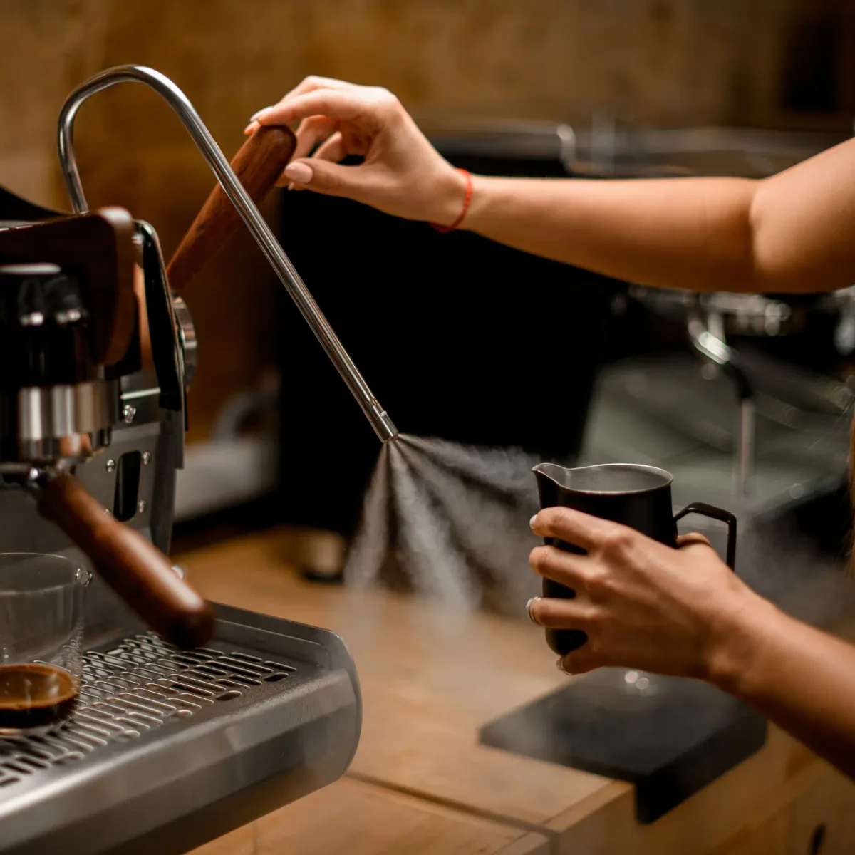 creamer scorched on frother heating element