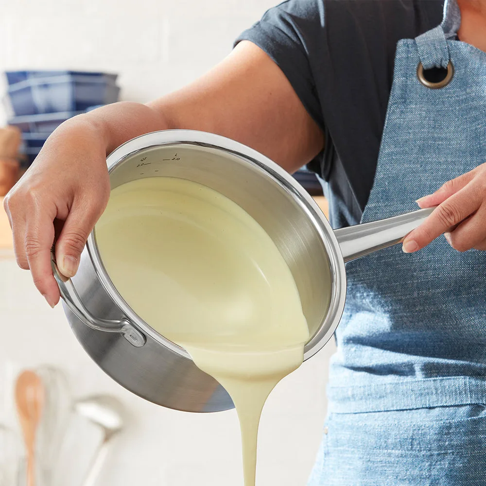 draining pasta with lid