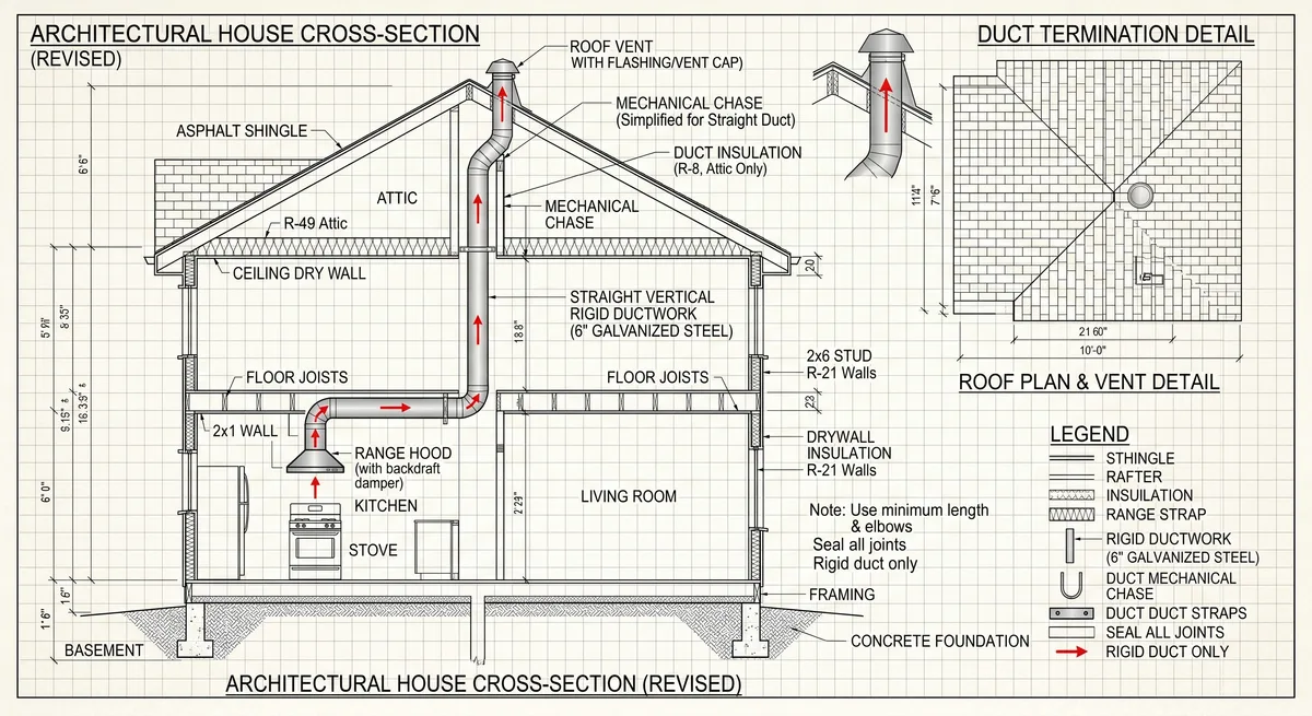 ductwork diagram range hood