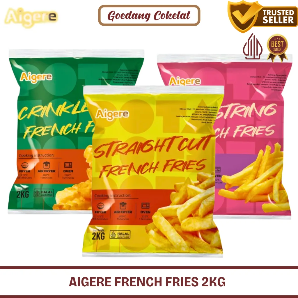 french fry thickness types