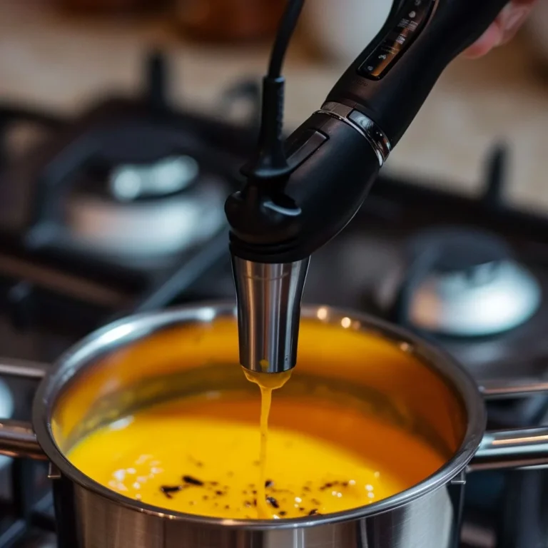 how does an immersion blender work