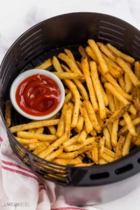 how long to warm up french fries in air fryer