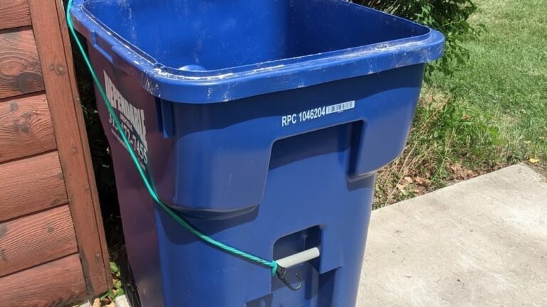 How to Keep Trash Can from Blowing Away