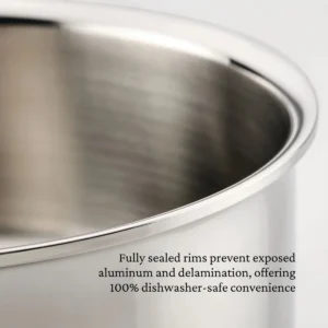 how to season a stainless steel saucepan