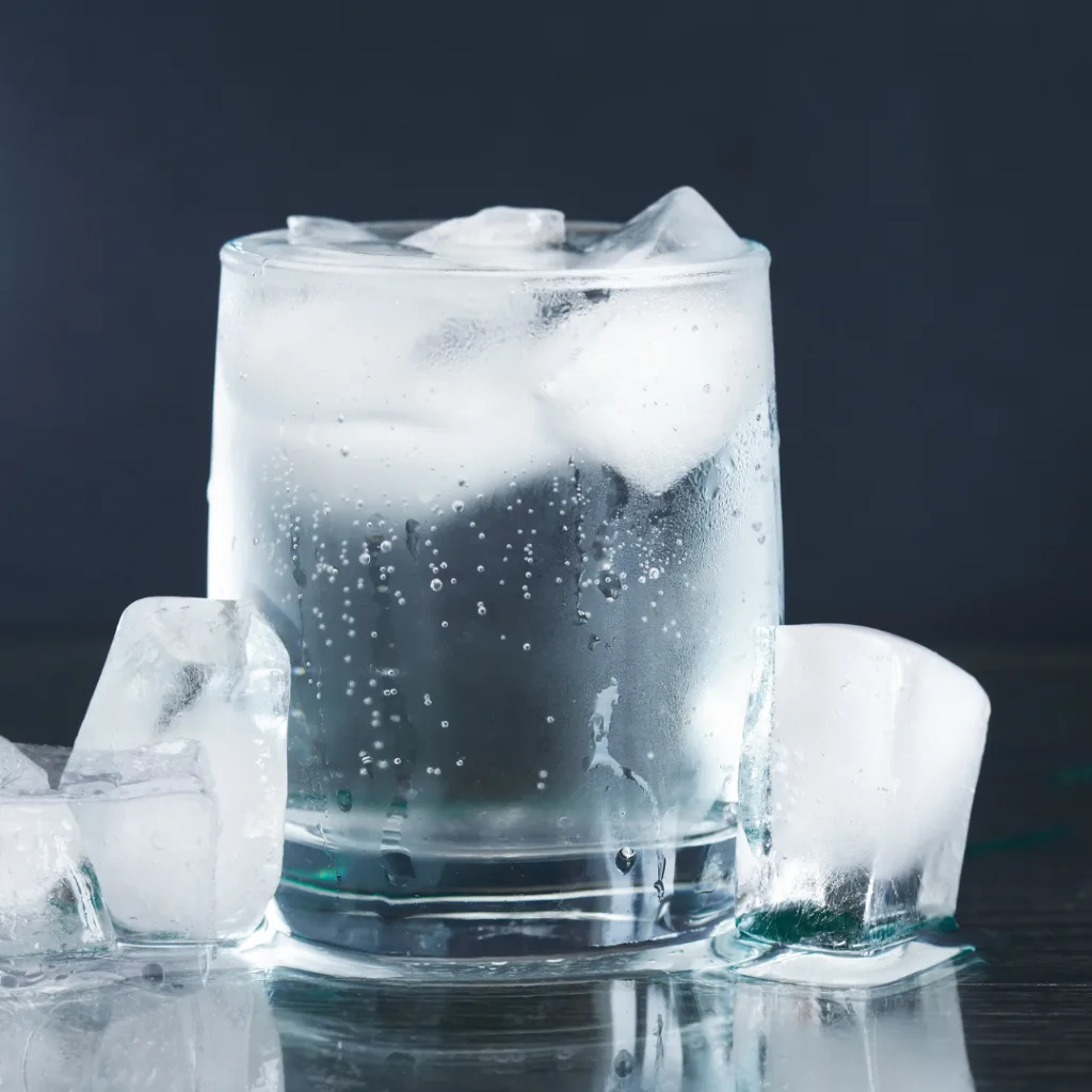 ice-to-liquid ratio