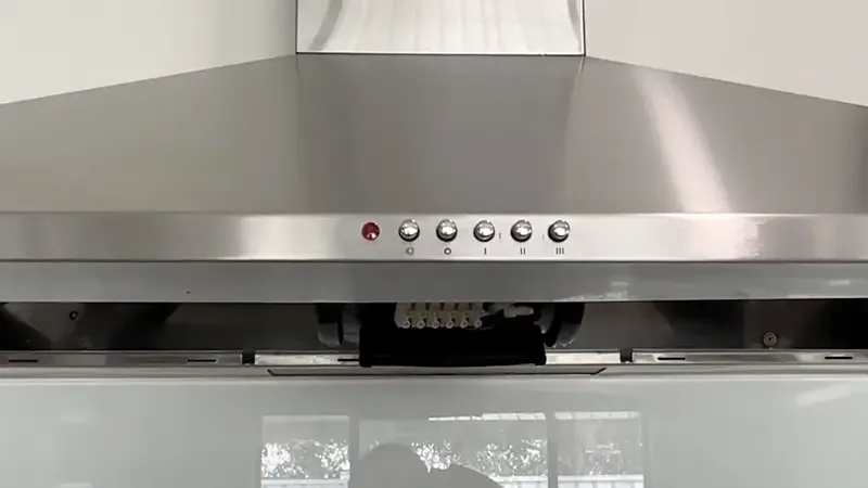 range hood reset button