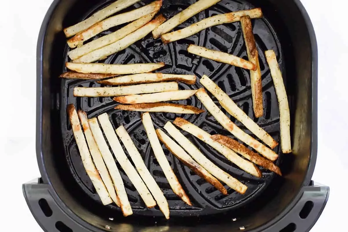 reheating leftover fries in air fryer