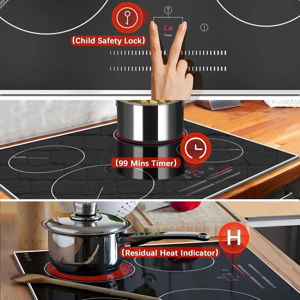 residual heat indicator light