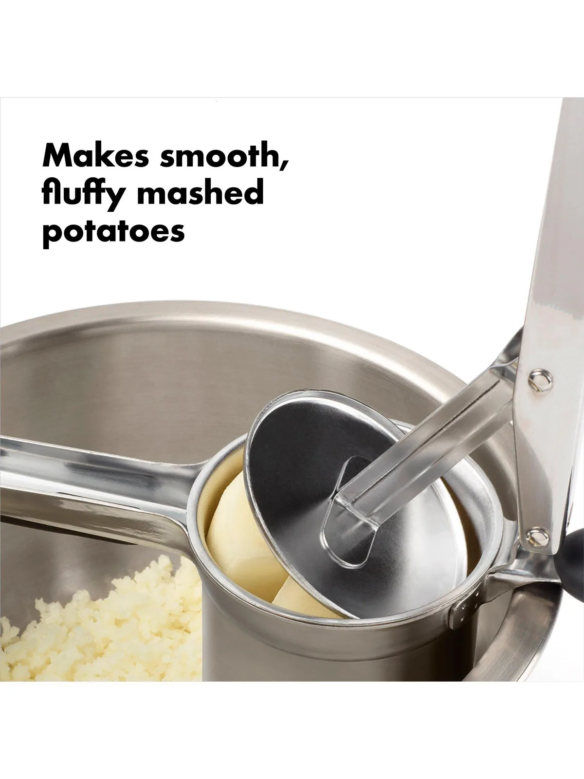 stainless steel potato ricer