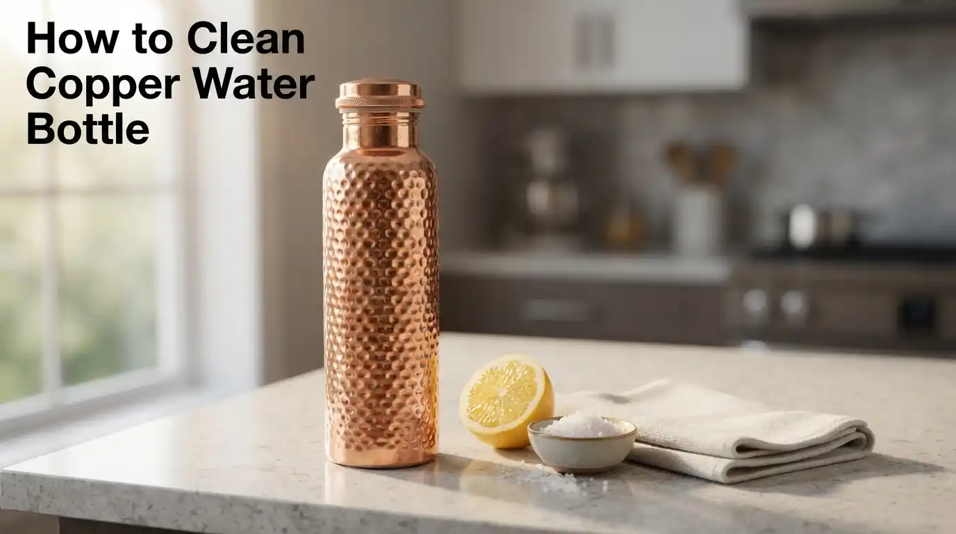 How to Clean Copper Water Bottle