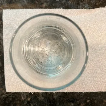 Carbon fines in water