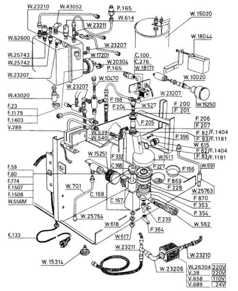 coffee maker internal diagram