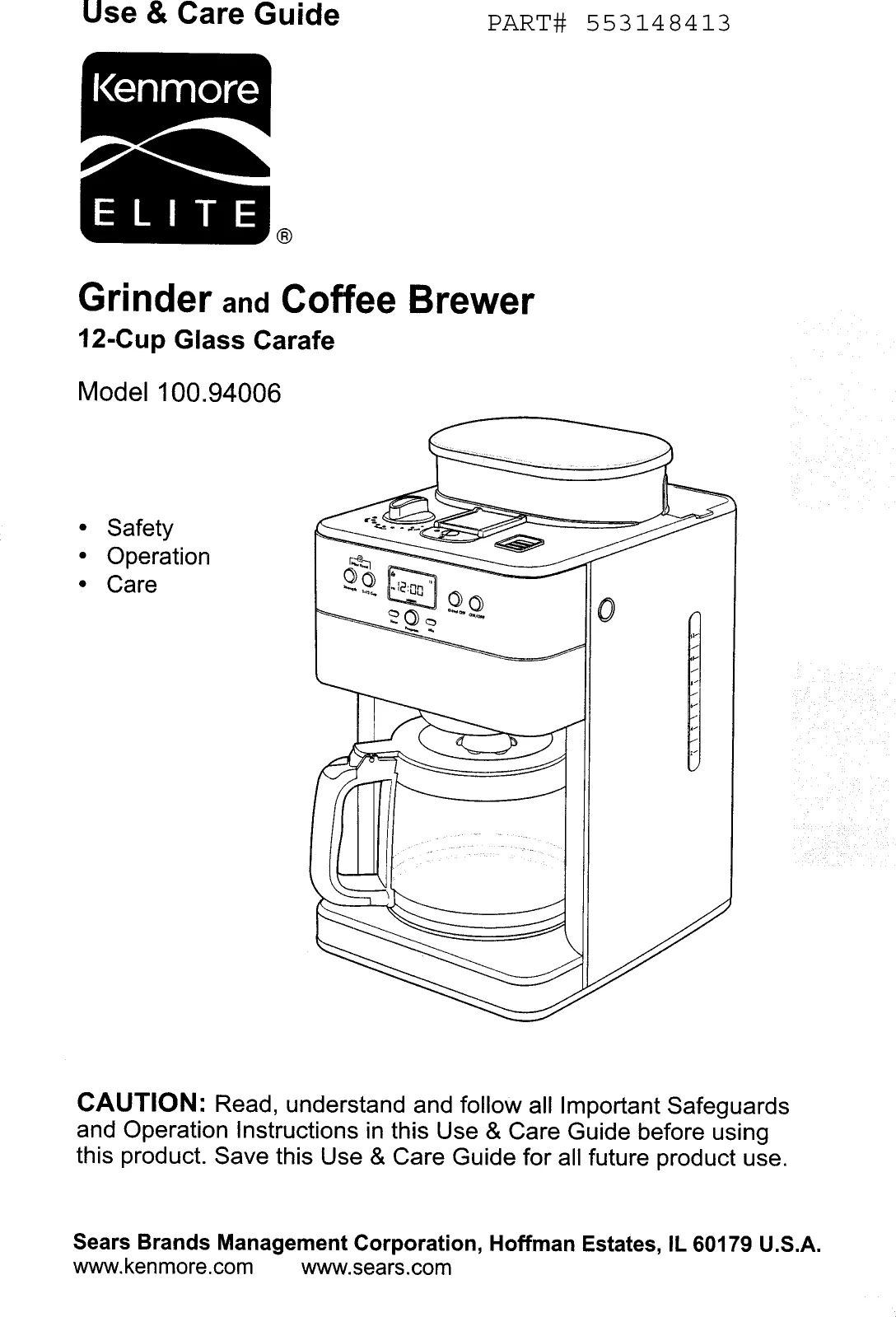 coffee maker warranty