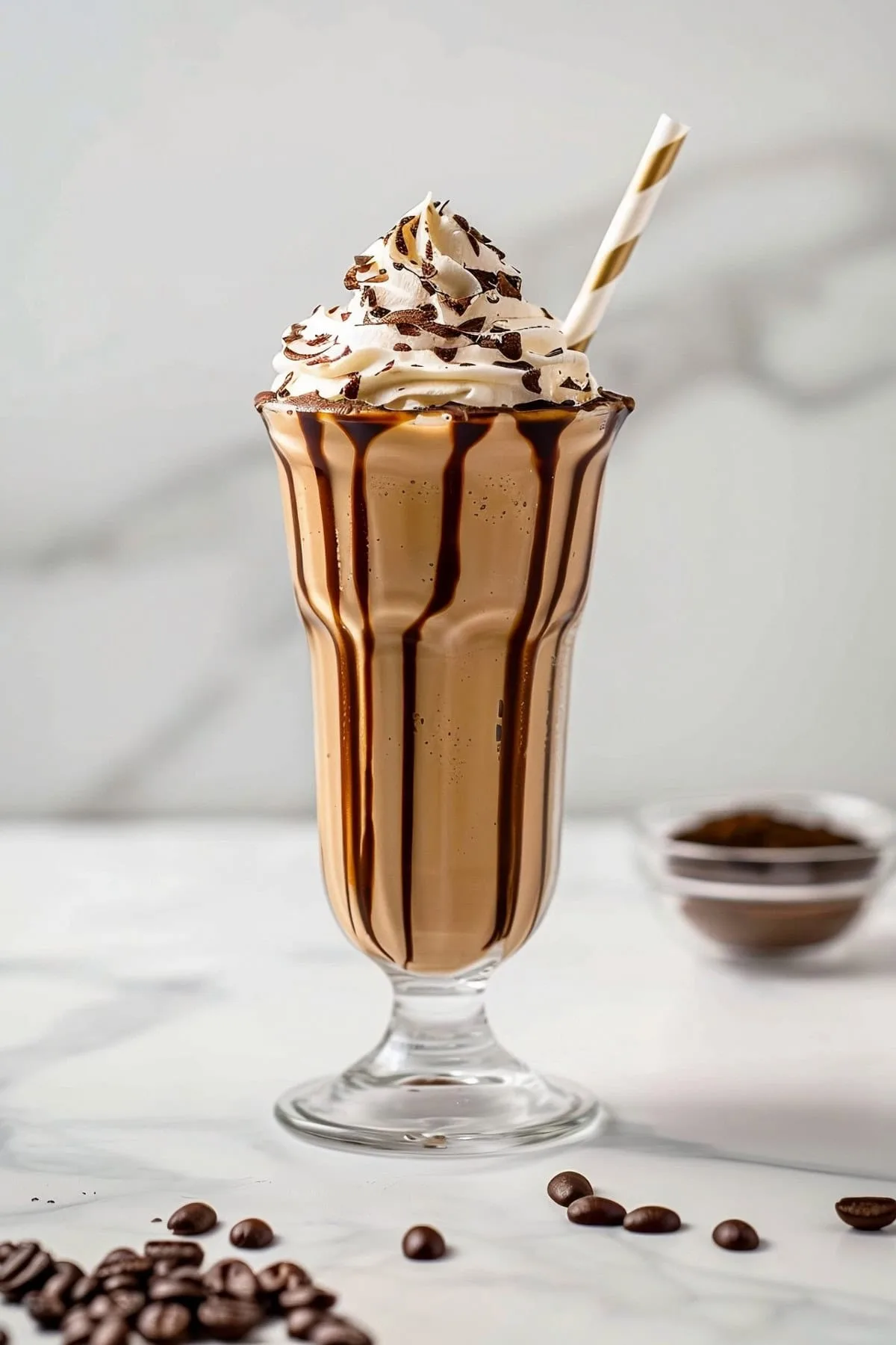 curdled coffee milkshake