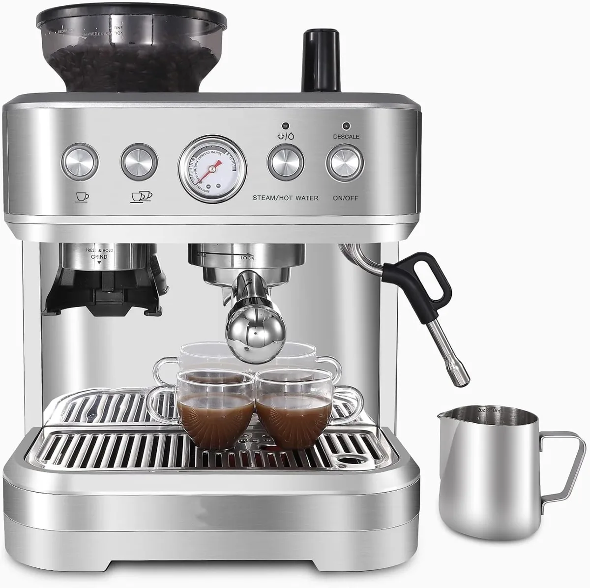 espresso machine filtered water