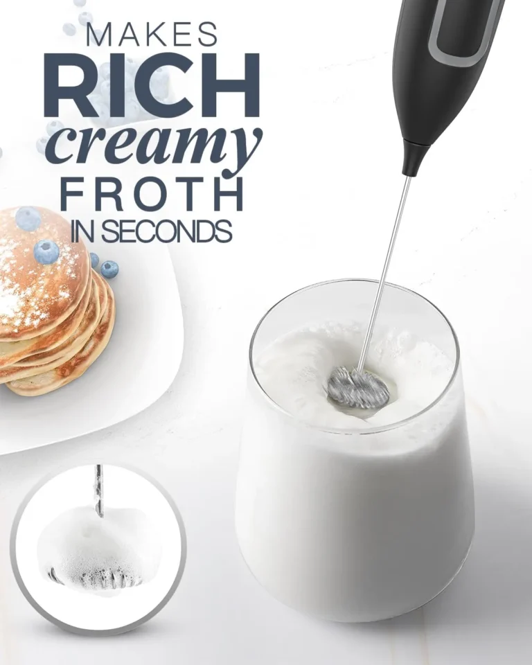 How to froth milk with a frother