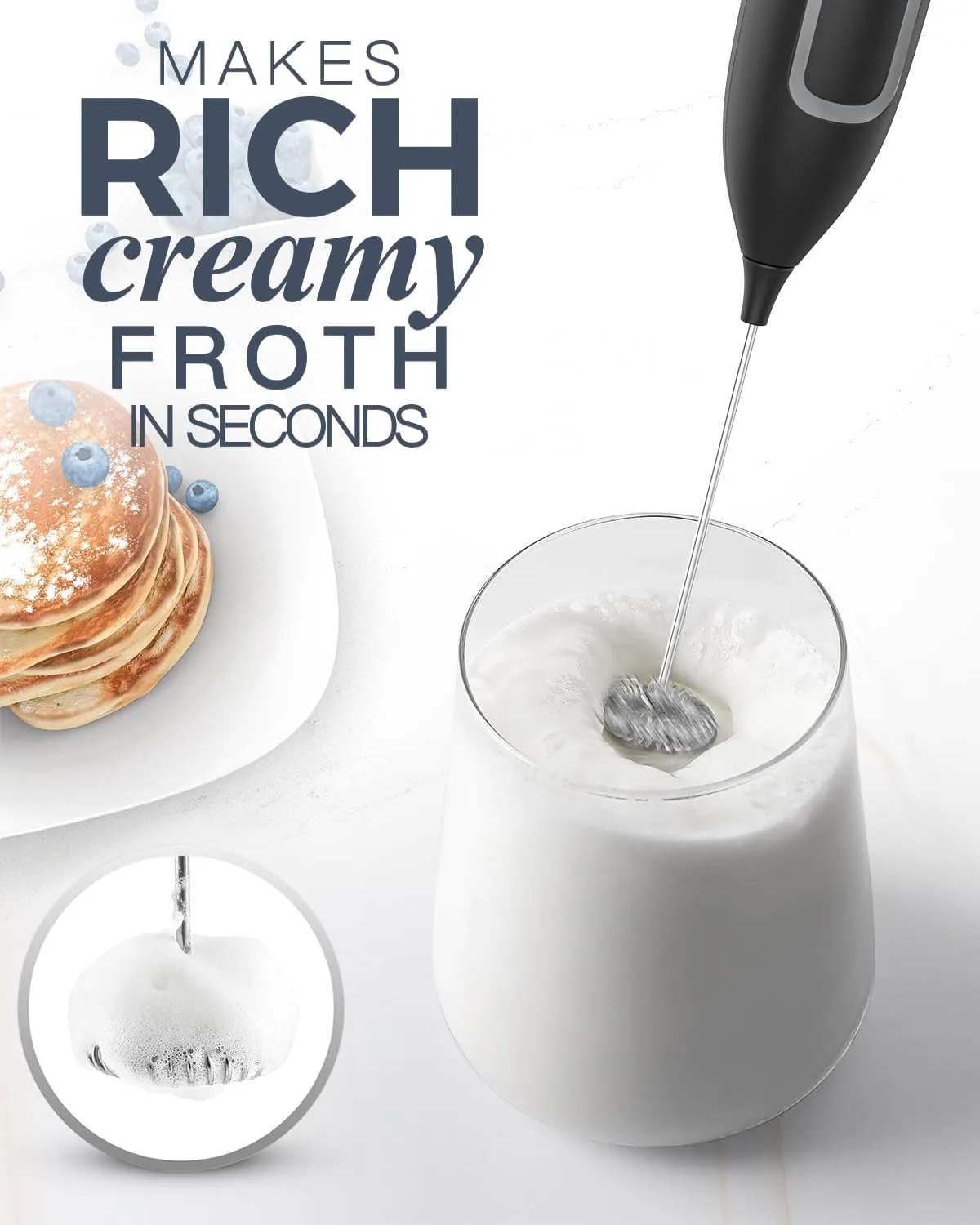How to froth milk with a frother
