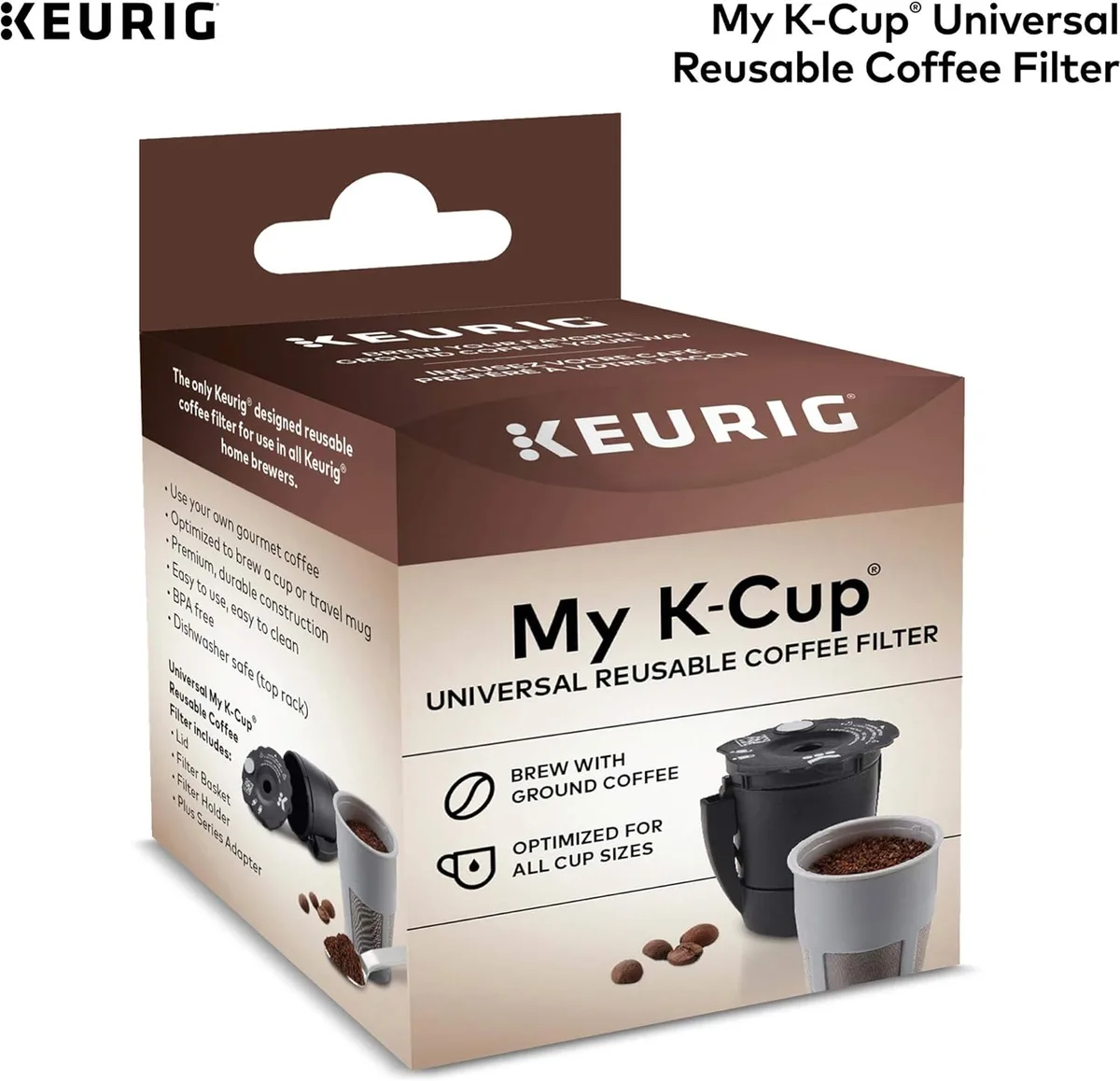 Keurig reusable pod with hot chocolate