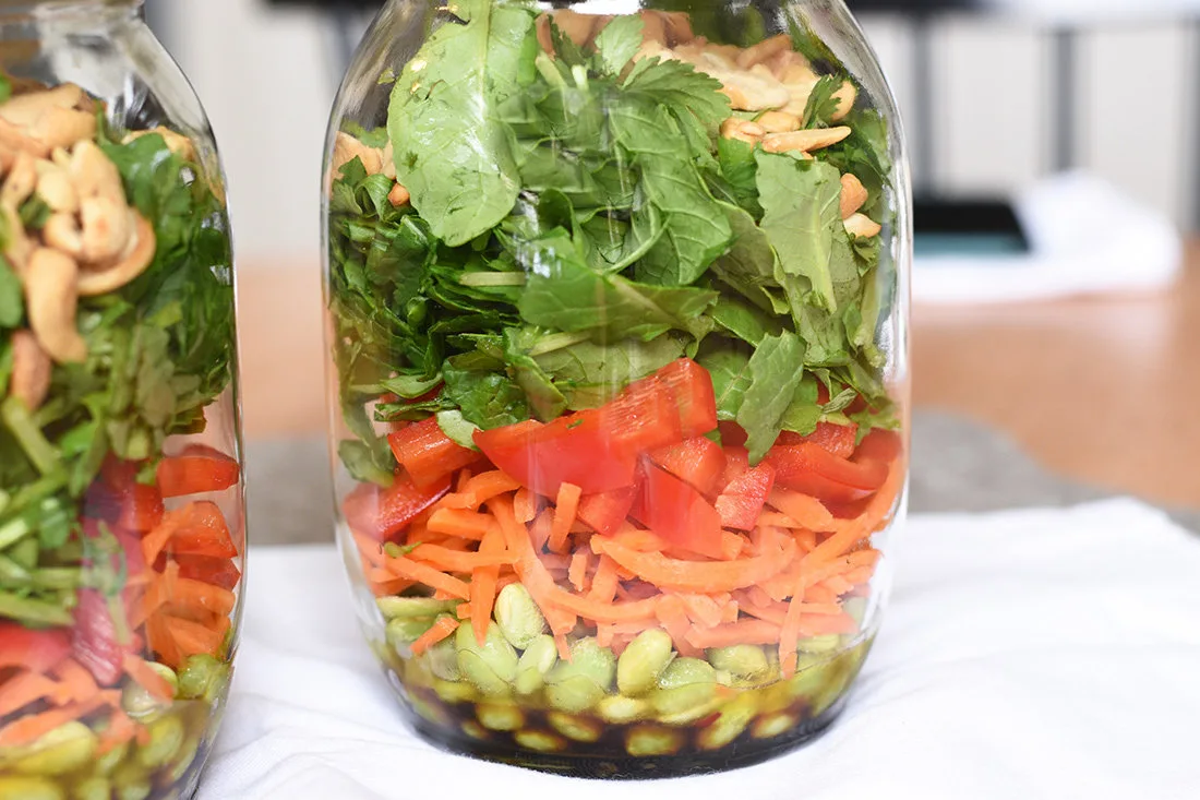 Layering ingredients