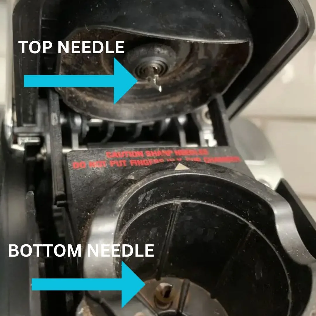 pod machine needle cleaning