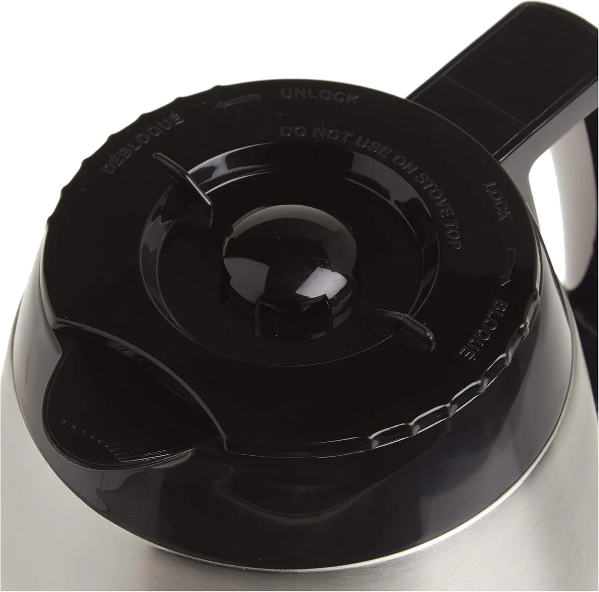 removable lid plunger assembly