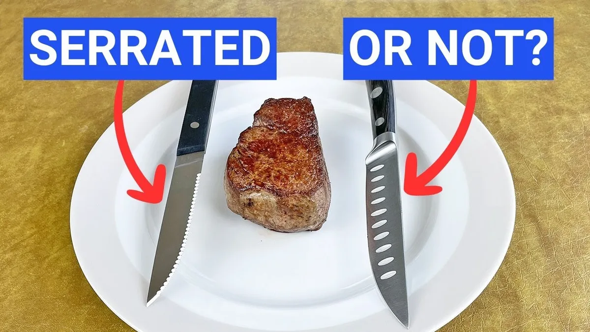 serrated steak knife