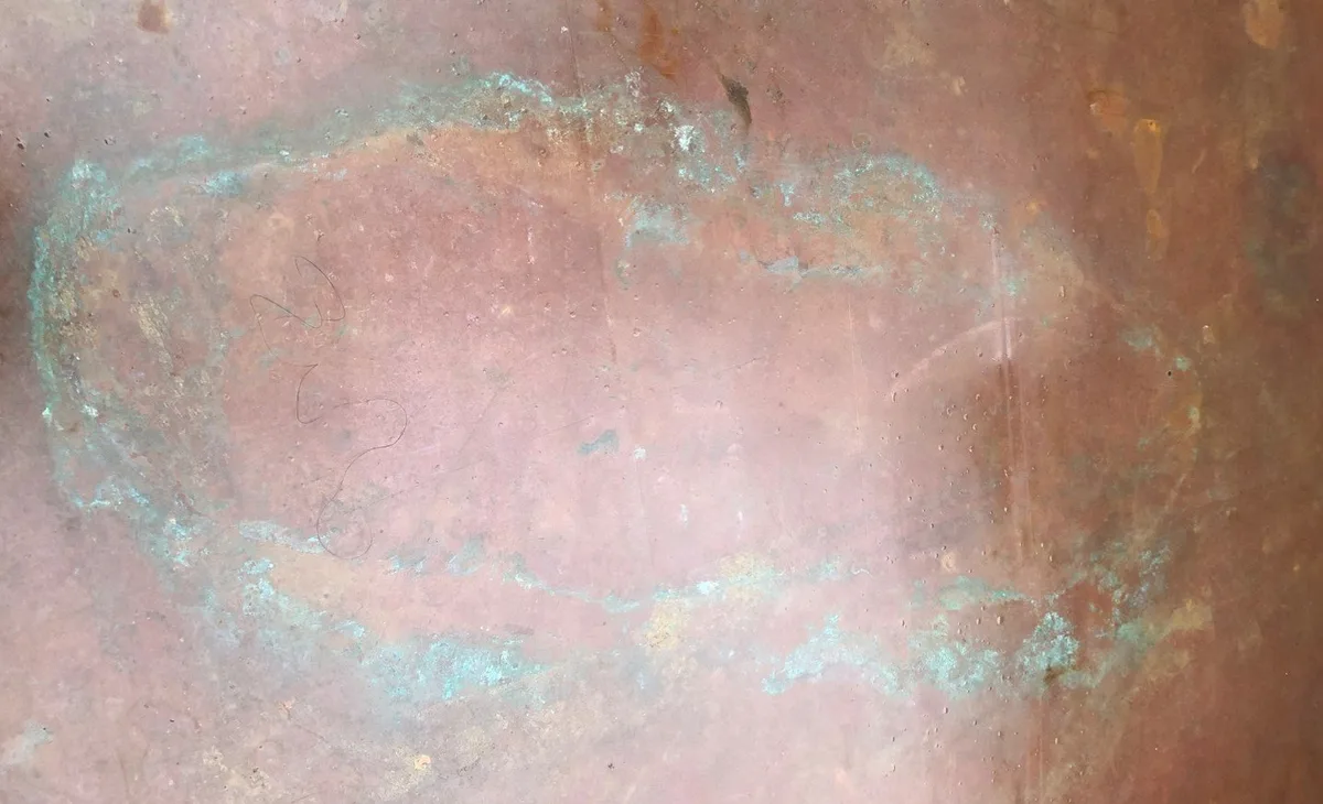 Surface oxidation (patina)